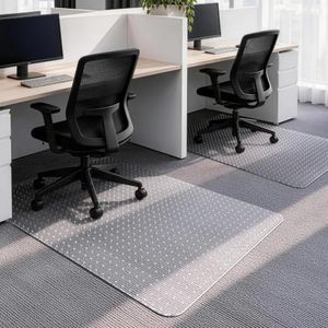 Office Chair Mat for Low-Pile Carpet 36" x 48", 2-Pack Office and Home Set