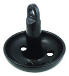 Attwood 9941B1 Cast Iron Mushroom Anchor, 8-pounds, Aluminum-Plated Silver Finish