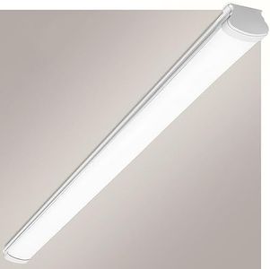 URing Neon LED 120CM, Tube LED 36W 3600LM, Réglette IP65 Luminaire Plafonnier Néon Eclairage Garage Étanche pour Atelier, Sous Sol, Bureau, Grange, Cave, Blanc Neutre 4000K