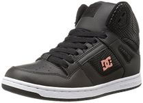 DC Women's Rebound High Tx Se Skate Shoe-w Skateboarding, Black/Black, 6 UK