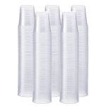 [500 Pack] 3 oz. Clear Cups, Small Disposable Bathroom, Espresso, Mouthwash Polypropylene Cups