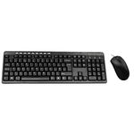 CiT Wired USB Keyboard & Mouse Combo, Ergonomic Design, UK Qwerty Layout, Windows Compatible, Plug and Play Technology, 105 Keys & 9 Multimedia Keys | Black KBMS-BUILDER