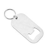 Bottle Opener with Keyring, Stainless Steel Keychain Beer Soda Bottle Opener for Home, Bar, Party