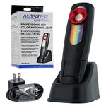 Master Pro - LED Color Matching Light, 500 Lumen - Exact Paint Color Match, Replicates Natural Sunlight for Perfect Match - 3 Color Temperatures, Handheld Rechargeable Work Light, Bodyshop Car Repair