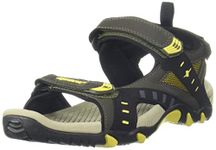 Sparx mens SS 485 | Latest, Daily Use, Stylish Floaters | Yellow Sport Sandal - 8 UK (SS 485)