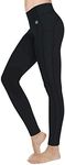 FitsT4 Sports Women's Riding Tights Knee Patch Ventilated Active Schooling Tights Black XL