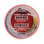 Gourmet du Village Rim Trim Cranberry Lime Sugar Canister