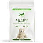 Animal Active Milk Thistle 150 Tablets for Dogs | 100mg Liver Support | Antioxidant & Immune System Support | Natural Herbal Dog Supplement | UK Made, GMP Certified