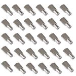 100 Pcs Shelf Pins, 5mm Spoon Shape Cabinet Furniture Shelf Support Pegs Nickel Plated