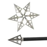 100 Grain Archery Crossbow Arrow Broadheads Stainless Steel 3 Fixed Blades Arrowheads Screw in Hunting Arrow Tips Points for Carbon Arrow Aluminum Arrow Recurve Bow Compound Bow Crossbow (12P, X5)