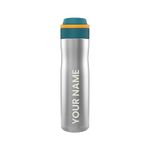 Headway Oslo-Personalized Thermosteel Water Bottle with Infuser Cosmic Grey - 2 Years Brand Warranty | Triple Layer Vacuum Insulated Flask | Hot for 8+ Hours & Cold for 18+ Hours