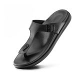 Frido Cloud Comfort Sandal For Men | Soft Ortho Care Arch Support for Pain Relief, Anti-Skid Sole Diabetic & Orthopaedic Footwear With Bounce Back Cushion for All-Day Comfort (Black, UK 8)