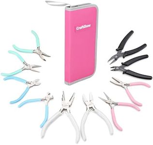 10-Piece Jewelry Pliers Set Jewelry Making Tools for Jewelry Repair | Wire Wrapping | Beading and Crafts