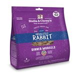 Stella & Chewy's Freeze-Dried Raw Cat Dinner Morsels – Grain Free, Protein Rich Cat & Kitten Food – Absolutely Rabbit Recipe – 510g Bag