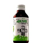 Ajanta's Adusol Ayurvedic Adulsa Cough Syrup Prevent Cold Wet Dry Cough Good For kids & Adults, 200 ml