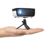 Outdoor Projector, Mini Projector for Home Theater, 1080P and 240" Supported Movie Projector 7500 L Portable Home Video Projector Compatible with Smartphone/TV Stick/PS5/PC/Laptop