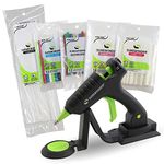 Surebonder Ultimate Creators Hot Glue Gun, Surebonder CL-195F Mini Glue Gun with 80 Special Glue Sticks, All Uses, Color, Glitter, Jewelry and Fabric