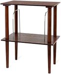 Victrola Wooden Stand for Wooden Music Centers with Record Holder Shelf, Espresso