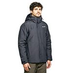 Berghaus Men’s Maitland 3-in-1 Jacket with Microfleece Midlayer, GORE-TEX Outer Shell & Adjustable Hood, Waterproof, Breathable (UK, Alpha, L, Regular, Regular, Black)