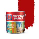 Nippon Paint Synthetic Bodelac Enamel (M) (1 L, Po Red, Pack Of 1)