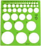 Westcott LetterCraft Large and Small Circles Template (T-831)