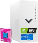 HP Victus 15L i7 RTX 4060 Premium Gaming Desktop, Intel i7-14700F, GeForce RTX 4060, 3D modeling, 64GB RAM, 2TB SSD, Wi-Fi 6, Displayport, Type-C, Windows 11 Home, Bundle with ADATA 512GB External SSD