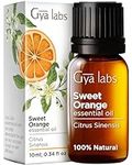 Gya Labs Sweet Orange Essential Oil for Diffuser - 100% Natural Citrus Essential Oils for Skin - Sweet Orange Oil Essential Oil for Aromatherapy (0.34 fl oz)