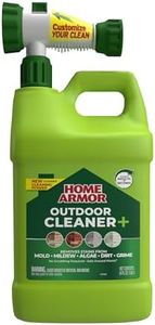 Home Armor Outdoor Cleaner+, 64 oz., Remove Stains from Mold, Mildew, Algae, Dirt and Grime for Visible Results in Seconds, No Scrubbing Required, Plant Safe When Used as Directed