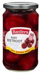 Baxters Baby Beetroot Pickled in Sweet Malt Vinegar with 33% Extra, 455g, Vinegar Pack of 6