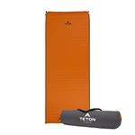 TETON Sports XXL Sleeping Pad; Sleeping Mat for Camping, Backpacking, Hiking, Orange, XXL / 198 x 76 x 6 cm