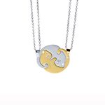 Konov Friend Stainless Steel Necklaces