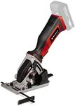 Einhell Power X-Change 89mm Cordless Mini Circular Saw - 18V Hand-Held Rotary Saw With 2 Blades For Cutting Wood and Plastic - TE-CS 18/89 Li Solo Compact Saw - Battery And Charger Not Included