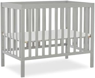 Dream On Me, Edgewood 4-in-1 Convertible Mini Crib, Cool Grey , 40x25x33 Inch (Pack of 1)