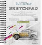 100 Sheets Premium Sketch Book - 9x12 Inches (68 lb/100 GSM) Sketch Pad with Spiral Bound for Colored Pencils, Gel Pens, Mechanical Pencils, Charcoal, Ballpoint Pens, Fineliner Pens and Pastels