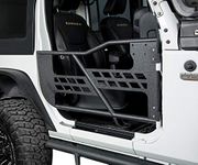 Hooke Road Wrangler JK 2 Doors Tube Half Doors Offroad Trail Door for 2007-2018 Jeep Wrangler JK 2-Door Only