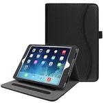 Fintie Case for iPad Mini / Mini 2 / Mini 3 [Corner Protection] - Multiple Angle Viewing Folio Smart Stand Protective Cover with Pocket, Auto Sleep/Wake for iPad Mini 1/2/3, Black