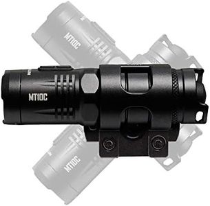 Nitecore MT10C 920 Lumen ARC Rail Tactical Helmet Light, Rechargeable and Rotary with Red Light