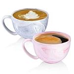 Yundu 20 oz Mr and Mrs Coffee Mugs,