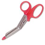 NCD Medical/Prestige Medical Bandage Scissors, Matte Red, 1