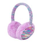 TSLBW Kids Earmuffs Winter Ear Muffs Earmuffs for Girls Plush Ear Cover Soft Velvet Ear Muff Winter Ear Warmers for Kids (Purple)