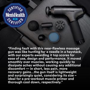 Homedics Pro Power Massager Gun – Deep Tissue, Black