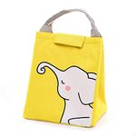 The Purple Tree Insulated Lunch Bags for Women and Kids (Pack of 1, Yellow) Portable Lunch Bags, Lunch Bugs with Thermal insualtion, hot and Cold Lunch Bags, Tiffin Bags