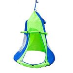 HI SUYI Kids Hanging Swing Tent Cover-Waterproof Hammock Chair Play House Castle Nest for 40in Round Saucer Nest Disc Rope Ceiling Tree Swing Indoor Outdoor Bedroom Backyard Playground