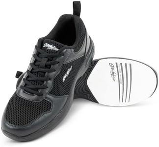 KR Strikeforce OPP Lite Black Athletic Right or Left Handed Bowling Shoe, Black, 15 Wide