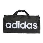 adidas Unisex Essentials Duffel Bag, Black/White, L