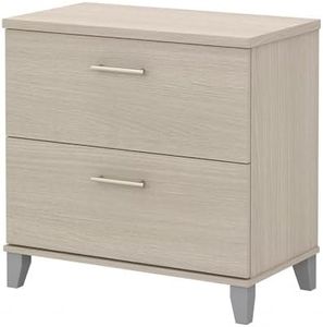 Bush Furniture Somerset 2 Drawer Lateral File Cabinet in Sand Oak