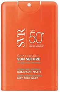 SVR - Sun Secure Spray Pocket SPF50+ - Spray solaire hydratant format voyage – Très haute protection UVA, UVB, lumière visible & infrarouge – Peaux sensibles – Niacinamide, Vitamine E – 20 ml