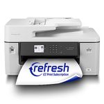 Brother MFC-J6540DW Professional Business A3 Inkjet Wireless All-in-One Printer (11” x 17”), Print, Copy and Scan, Refresh Subscription Ready