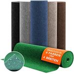 Wondercolour Outdoor Carpet Mat, Non-Slip Grass Felt Carpet for Balcony, Garden and Patio, Artificial Grass Matting for Indoor and Outdoor (Black, 200 x 500 cm)