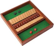 GSE 2-Player Wooden Shut The Box 12